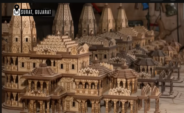 Ayodhya Ram Mandir Model